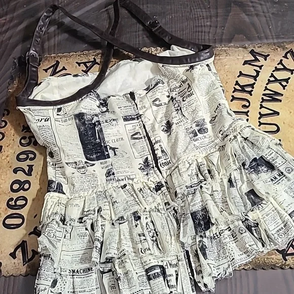 Lip Service - Steampunk skirt and top - M - Picture 6 of 17